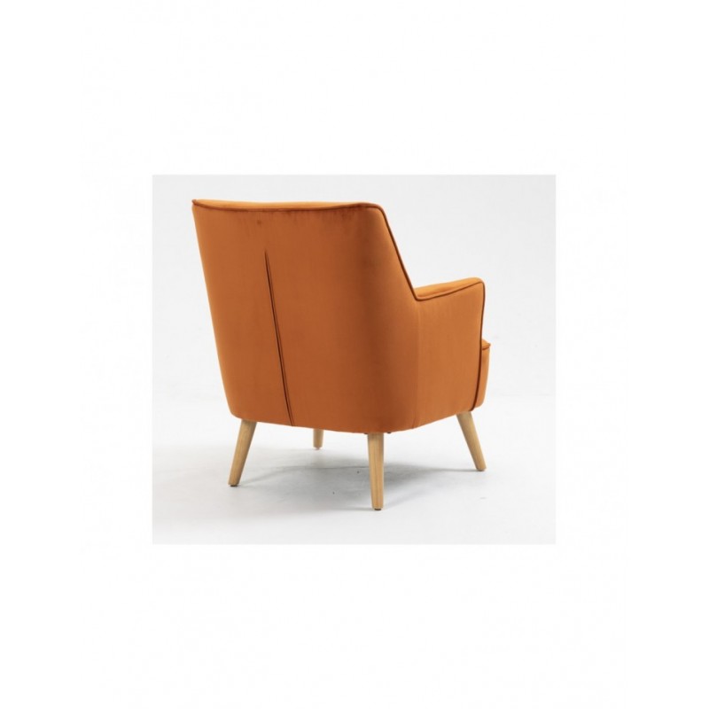 AM Tara Accent Chair Burnt Orange